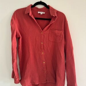 Anne Klein coral button down
